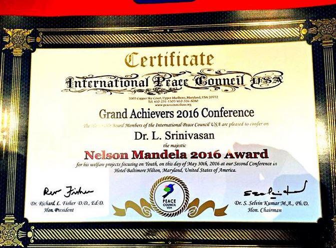 Certificate-Nelson-Mandela-2016-Award-Dr.-L.-Srinivasan