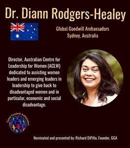 Dr. Diann Rodgers-Healey - Global Goodwill Ambassador
