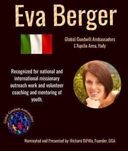 Eva Berger - Italy - Global Goodwill Ambassadors