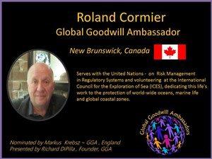 Roland Cormier - Canada - Global Goodwill Ambassador